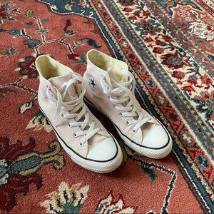HIGH TOP CONVERSE all star pale pink